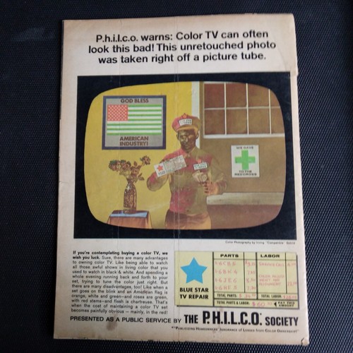 Mad Magazine #110 From April 1967 " Magnet " Cover Issue Nice Condition - Picture 2 of 2