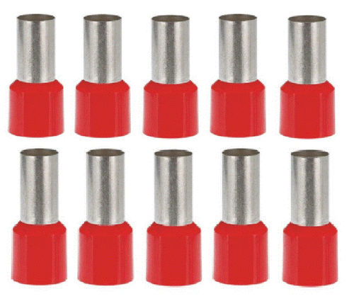 10pcs 2 Gauge Wire Ferrule Amplifier Ferrules 2 AWG Tin Copper Amp - Picture 3 of 8