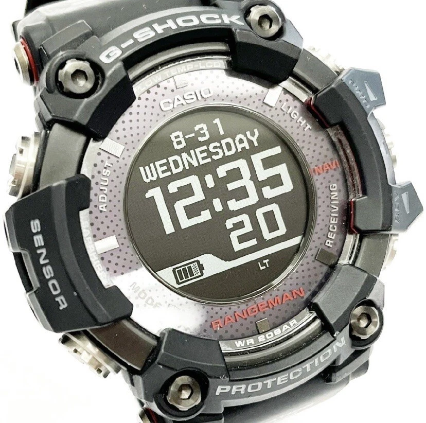 (Mint) Casio G-Shock GPR-B1000-1JR Rangeman GPS Solar-Assisted Mens Watch