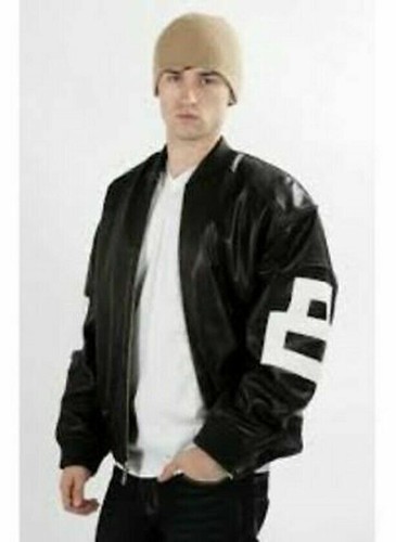 8 Ball Leather Jacket Black Leather 