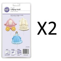Wilton Princess Party Fairy Tale Lollipop Mold Candy Supplies 2115-1033 (2-pack) on sale Wilton Princess Party Fairy Tale Lollipop Mold Candy Supplies 2115-1033 (2-pack) on sale