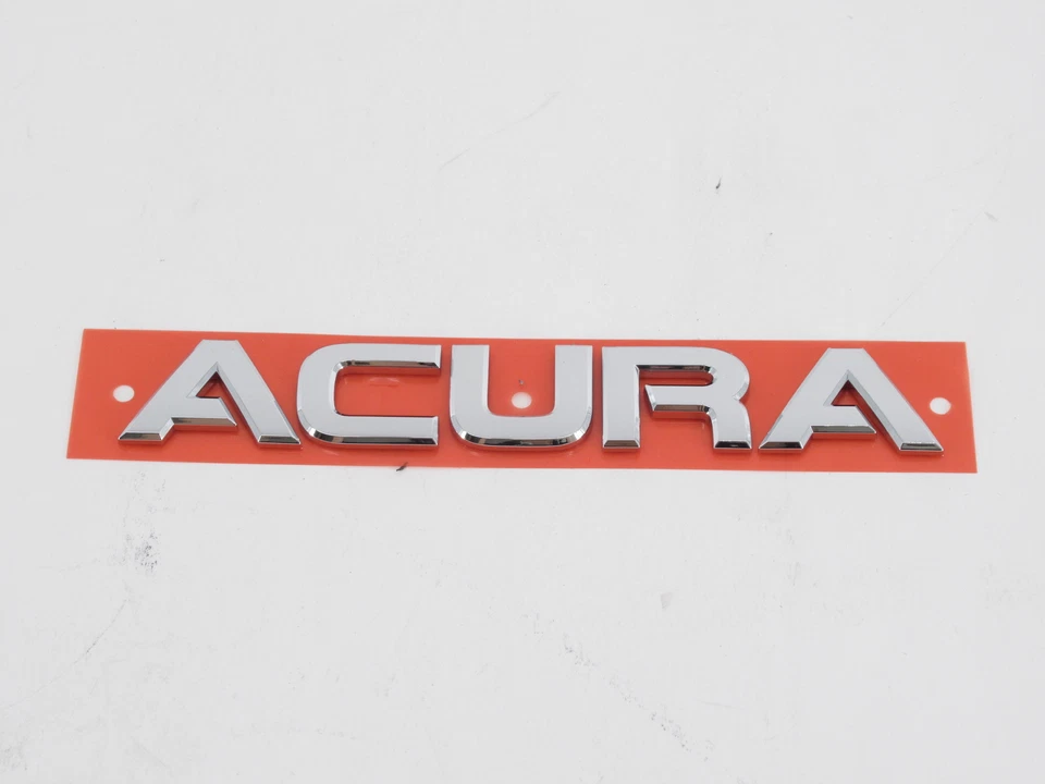 Placa de identificación trasera original OEM Acura 75711-STX-A01 "ACURA" emblema insignia 2007-12 MDX Foto 3 de 4