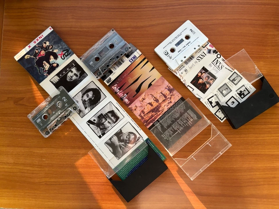 Lot of 3 INXS Cassette Tapes - The Swing, Listen Like Thieves, X (Tested, Good) - Imagem 3 de 4