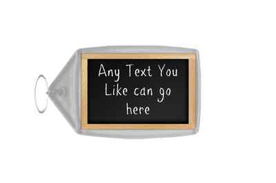Chalkboard Personalised Keyring