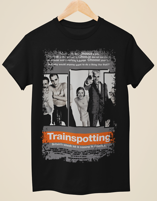 Trainspotting - Movie Poster Inspired Unisex Black T-Shirt | eBay