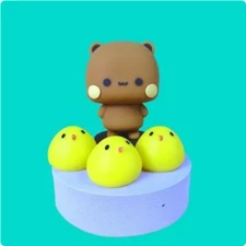 Bear Bubu Dudu Figure Model Exciting Collectible Cute Action Kawaii Toy D
