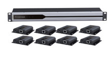 8 Way HDMI Extended Distributor Splitter 4K UHD CAT6 with IR Control