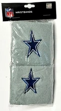 Dallas Cowboys NFL Licensed Vintage Throwback Gray Wristbands Sweatbands Adult