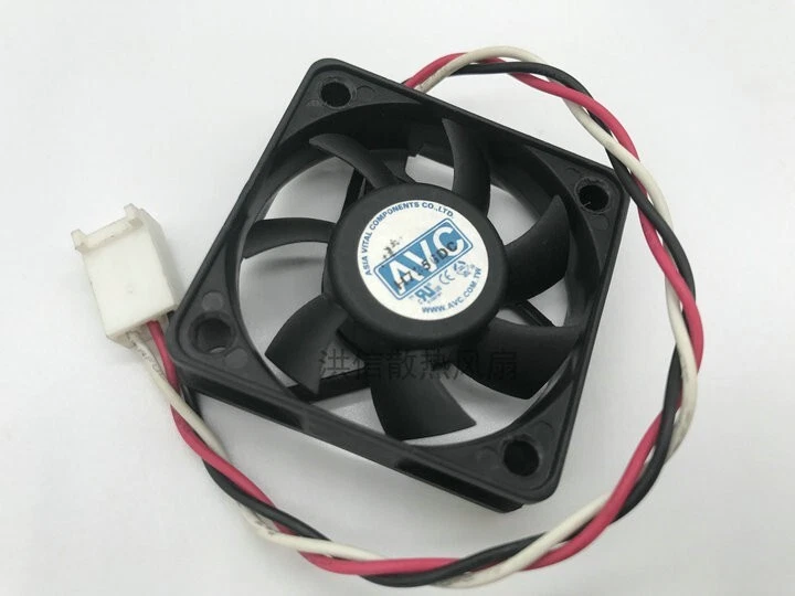 AVC DS04010B12L 12V 0.08A 4CM 40*40*10mm 40mm cooling fan 3pin - Image 3 of 3