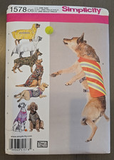LARGE Dog Coat Sewing Pattern Large Dog Clothes Easy Sewing Pattern 1578