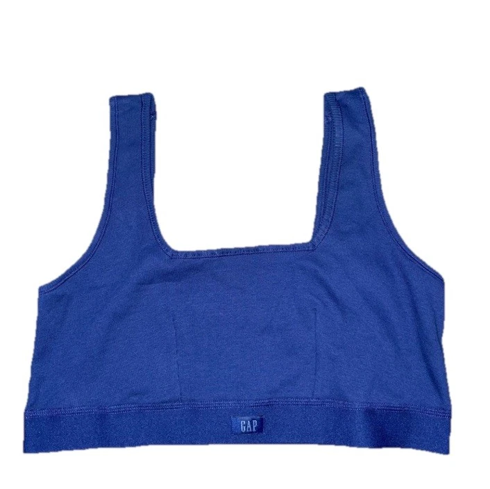 Conjunto de Bralette y Bikini Gap Body XL/L NUEVO CON ETIQUETAS Azul Algodón Acanalado NUEVO Foto 2 de 4