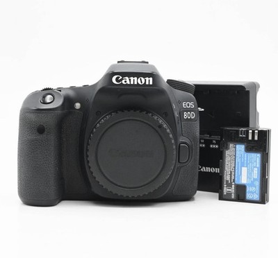 Canon EOS 80D 24.2 MP Digital SLR Camera - Black (Body Only)