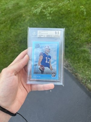2018 Donruss Optic - Rated Rookie Josh Allen  Aqua 16/299 (RC) BGS 9.5 LOW POP