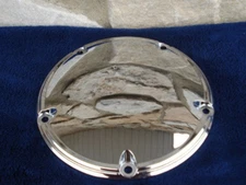CHROME DOMED DERBY COVER HARLEY TWIN CAM 1999-2017 5 HOLE COVER  REP # 25416-99A