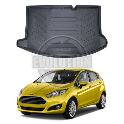 Rubber Boot Mat Liner Tray Tailored For Ford Fiesta Mk7 2009-2017 3/5 Door