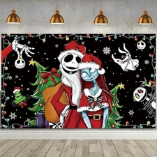 Christmas Photo Backdrop for Photography - Tapestry for Xmas Winter Holiday Deco
