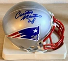 Curtis Martin Signed Autographed New England Patriots Mini Helmet w/ JSA COA