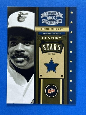 2004 Donruss Throwback Threads Century Stars #CS-17 Eddie Murray Orioles #/1500