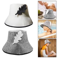 Soft Felt Water Absorbent Insulation Sauna Bucket Hat with a perfect fit