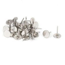 100 Pcs Flat Head Thumb Tacks Upholstery Push Pins Tacks Nails for Office Crafts