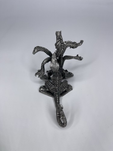 RAL PARTHA Metal Mini Figurine Partha Pewter Vintage 7 HEADED HYDRA PP807 10-417 - Picture 4 of 11