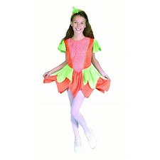 PUMPKIN PRINCESS Girls Halloween Costum Fancy Dress Size Medium 8-10