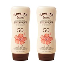 Hawaiian Tropic Sheer Touch Lotion Sunscreen SPF 50, 8oz Twin Pack | Hawaiian Tr 3.11 per gallon