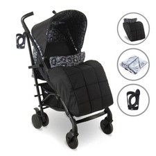 My Babiie MB51 Plus Stroller - Black Leopard