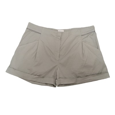 Athe Vanessa Bruno Chino Shorts 100% Cotton Twill Natural Minimalist Capsule 10