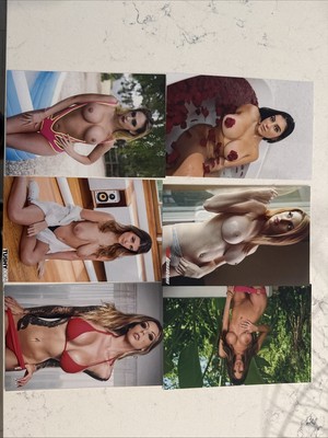 Lot Of 6 Popular Adult Actor Glossy 4/6 inches Unsigned Photos
