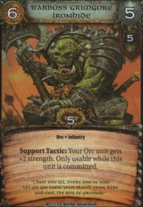 Warboss Grimgore Ironhide - WarCry - WarCry CCG - Picture 1 of 1