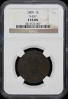 Photo of a 1805-P Large Cent from an eBay listing that sold on Jul 18, 2026