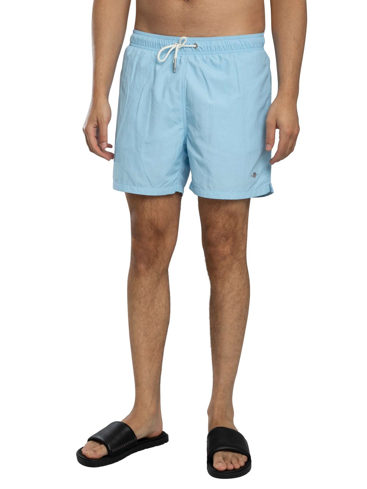 GANT Logo Swim Shorts, Sky Blue - S