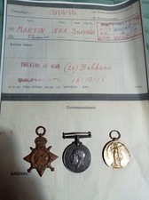 WW1 MEDALS, GNR. F. MARTIN 68666  R.H.A. ROYAL HORSE ARTILLERY 