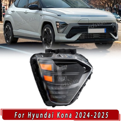 #ad Full LED Headlight Headlamp Passenger RH For 2024 2025 Hyundai Kona 92102 BE120 $265.99