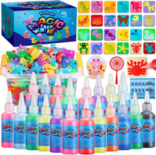 Aqua Fairy Water Gel Kit for Kids, Magic Water Elf Toy Kit with 20 Colors Magic