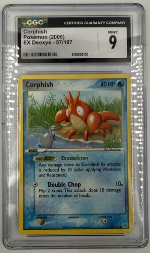 Corphish graded CGC 9 for sale on eBay