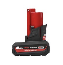 Milwaukee M12 HB5 12v 5.0Ah HIGH OUTPUT Li-Ion Battery