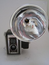 Kodak Duaflex 4 mit Blitz, alte Kamera, Boxka...