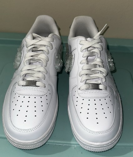 Nike Air Force 1 Custom Winter Icicle - Winter Wonderland Collection (SIZE 8.5) - Picture 2 of 7