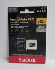 SanDisk 512GB ImageMate Pro microSDXC UHS-1 Memory Card SDSQXBD-512G-AW6KA New