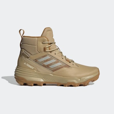 Adidas Terrex Unity Mid Rain.RDY (Size 10.5) ''Beige/Tan'' Men's Leather Boots