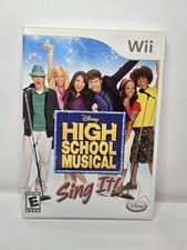 High School Musical: Sing It Nintendo Wii, 2007 Complete With Poster
