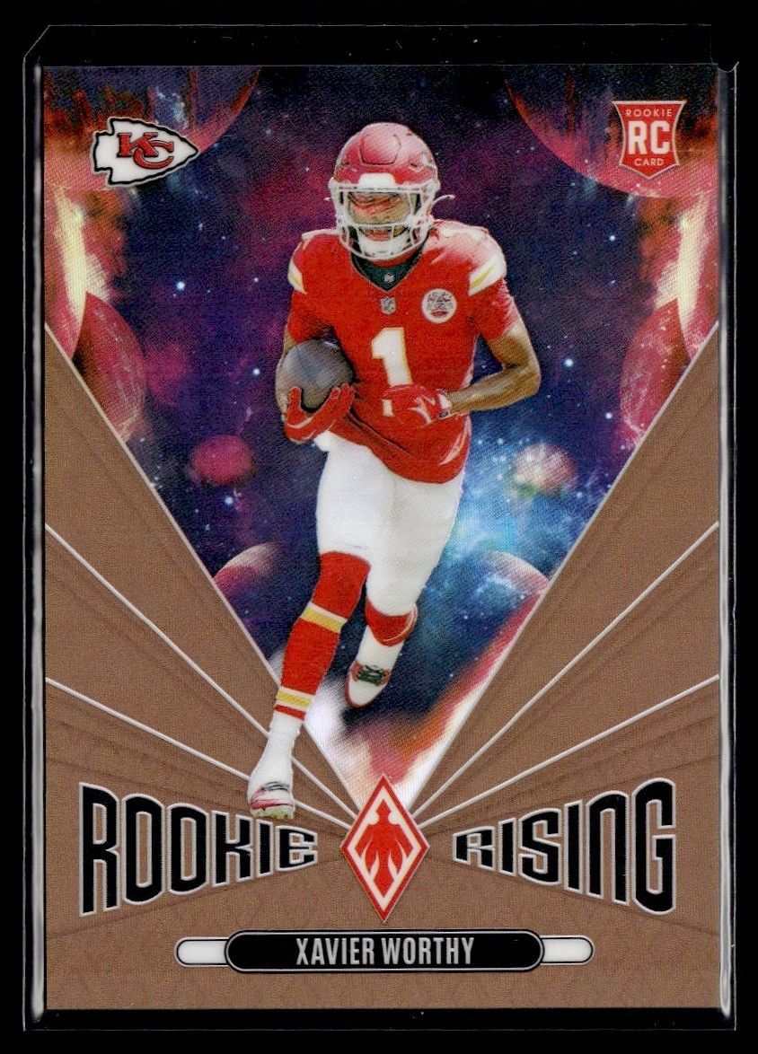 2024 Panini Phoenix Rookie Rising Bronze - Xavier Worthy RC /75 Kansas City