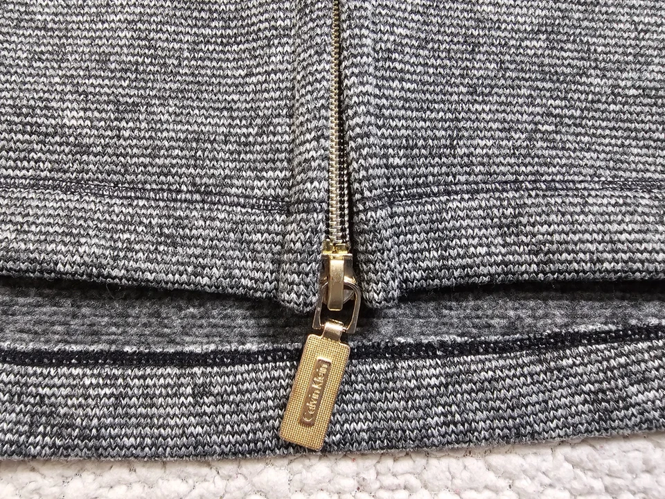 Chaqueta de rendimiento para mujer Calvin Klein talla 1X cremallera completa con orificios para el pulgar sin capucha Foto 2 de 4