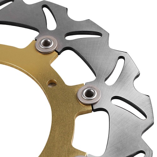 For Yamaha FZ6 FAZER S2 600 / XJ6 -ABS 13-15 MT03 Gold Front Brake Disc Rotors - Picture 6 of 6