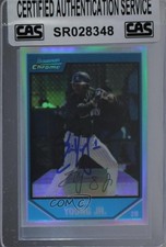 CAS Certified 2007 Bowman Chrome Prospects Refractor Eric Young Jr Sealed 3c7