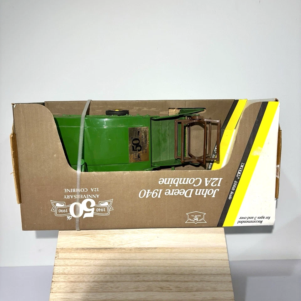 De colección 1991 ERTL John Deere 1940 12A combinación de metal fundido a presión escala 5601 1/16 Foto 3 de 4