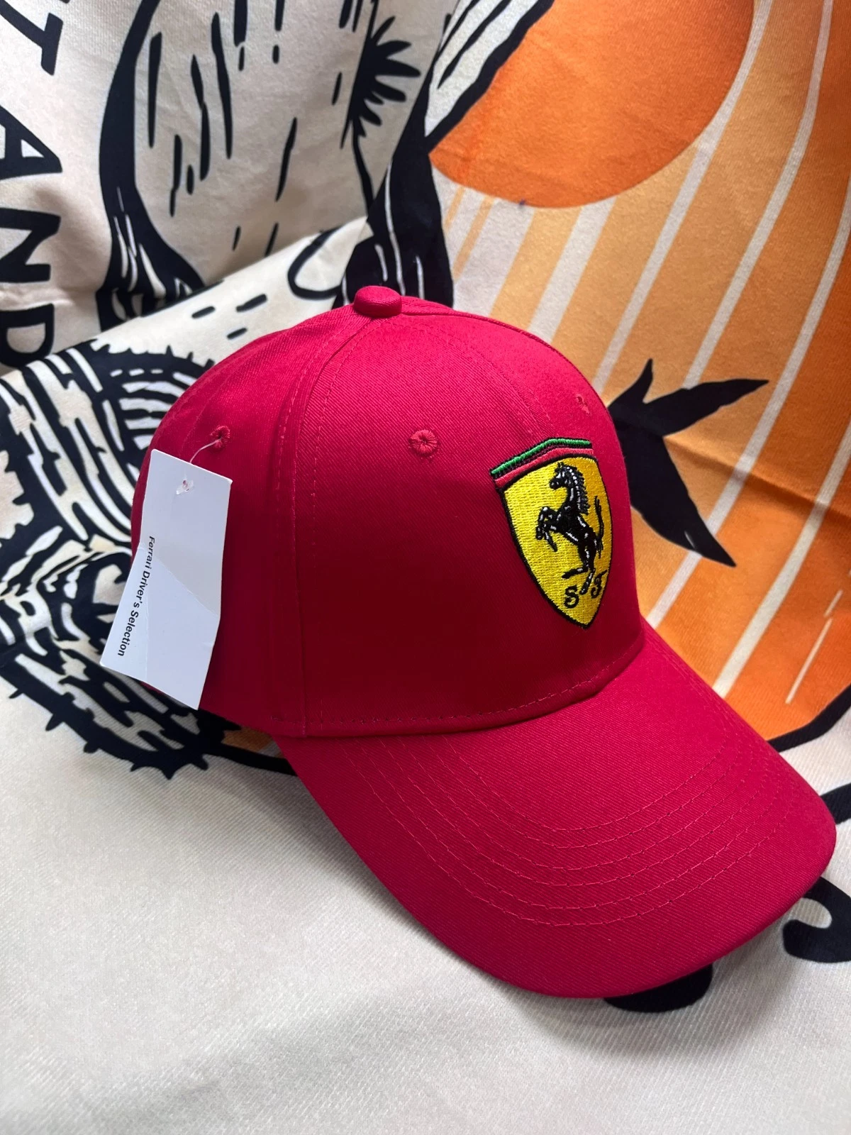 Ferrari Men's Outdoors Red Baseball Cap Adjustable
Opens in a new window or tab