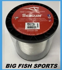 SEAGUAR RED LABEL 100% Fluorocarbon 15lb/1000yd 15RM1000 NEW! FREE USA SHIPPING!